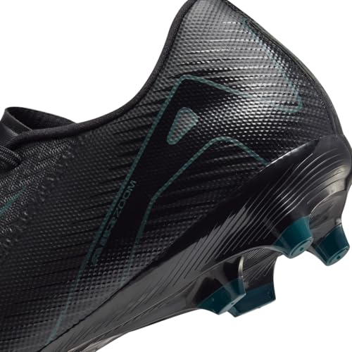 Nike Men Zoom Vapor 16 Academy Fg/Mg Sneaker, Black Black Deep Jungle, 9 US