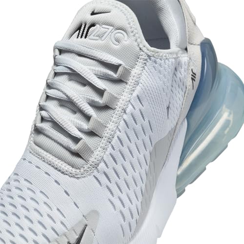 Nike Air Max 270 Women's Shoes (AH6789-018, Pure Platinum/Light Smoke Grey/Metallic Silver/Black) Size 8