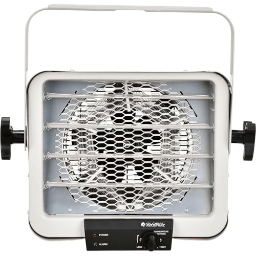 Global Industrial Electric Garage Unit Heater With Thermostat, 240V-208V