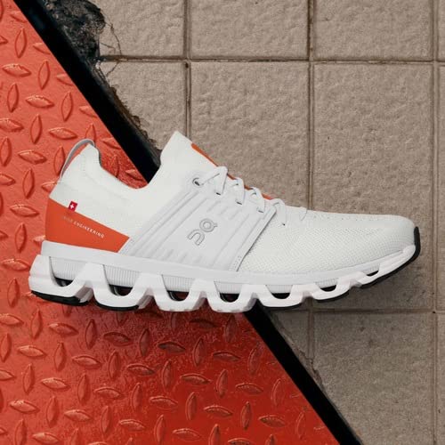 Cloudswift 3 Mens Running Shoes (White/Flame)