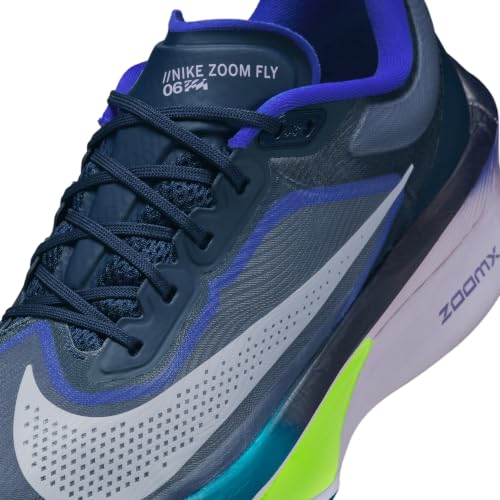 Nike Zoom Fly 6 Men's Road Racing Shoes (Obsidian/Persian Violet/Volt/White) Size 7