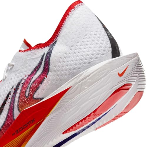 Nike Vaporfly 3 Men's Road Racing Shoes (HQ3504-100, White/Black/University Red/Habanero Red) Size 11