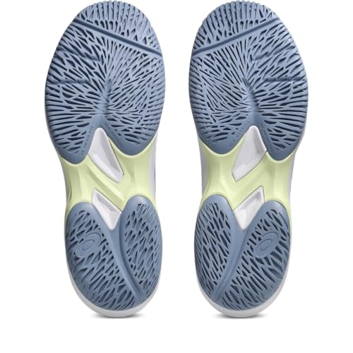 ASICS Women's Game FF Pickleball Tennis Shoes, 9, White/Calm Indigo