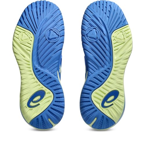 ASICS Women's Gel-Resolution X Tennis Shoes, 10, Blue Coast/Huddle Yellow