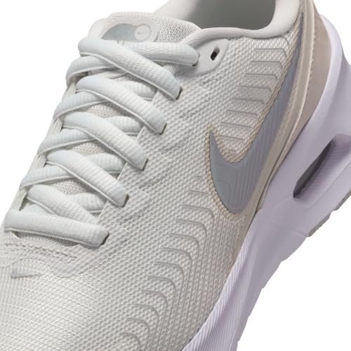 Nike Air Max Nuaxis SE Women's Shoes (Summit White/Light Orewood Brown/White/Metallic Silver) Size 8.5