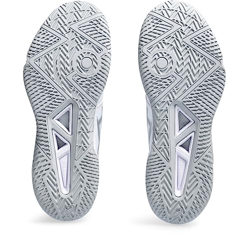 ASICS Women's Gel-Tactic 12 Volleyball Shoes, 10, White/Pure Silver