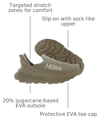 Hoka Unisex Restore TC Dune/Oxford Tan Men's 10, Women's 11 Medium