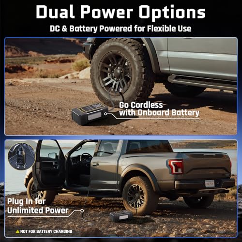 OlarHike 12000mAh Heavy Duty Tire Inflator Portable Air Compressor