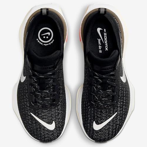 Nike Invincible 3 Men's Road Running Shoes (Extra Wide) (FN1187-001, Black/Coconut Milk/Bright Crimson) Size 8