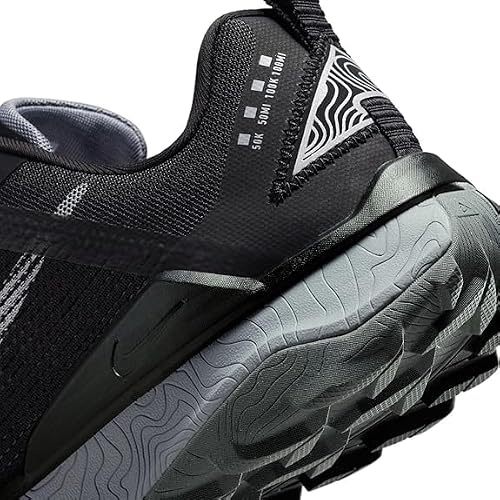 Nike Wildhorse 8 Men's Trail Running Shoes (DR2686-001,Black/Wolf Grey-Cool Grey-White) - Size 6