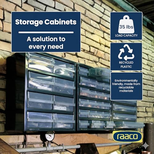 Raaco Steel Storage Cabinet, Standard 34-Drawer (C9-34) - Nuts & Bolts
