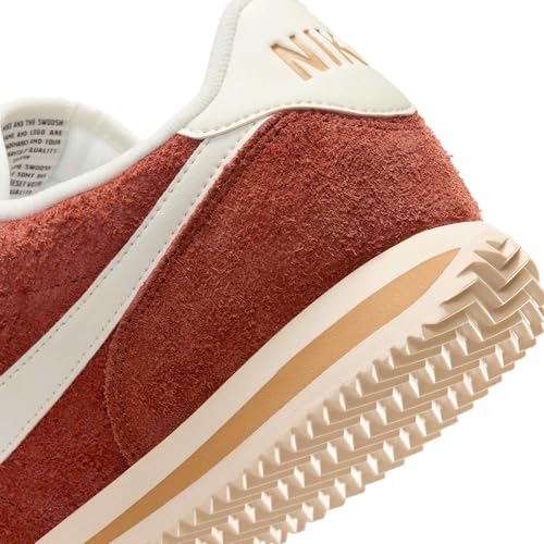 Nike Cortez SE Suede Men's Shoes (HF3142-200, Dark Russet/Flax/Muslin/Sail) Size 8.5