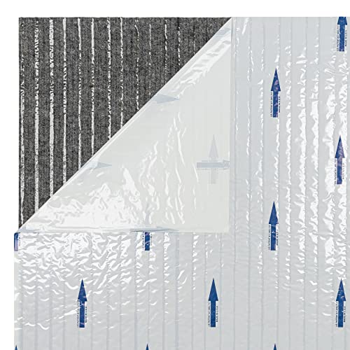 Mohawk Home 24" x 24" Indoor/Outdoor 0.25" Pile Height, Peel and Stick Carpet Tile, Grey Polyester, (15 Tiles) (60 sqft/Box)