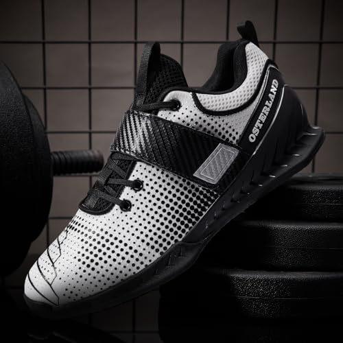 Osterland Weightlifting Shoes for Men Women,1.4 Inch Heel Squat Shoes