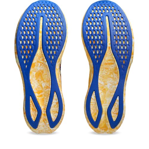 ASICS Men's Noosa TRI 16 Running Shoes, 10.5, Huddle Yellow/Illusion Blue