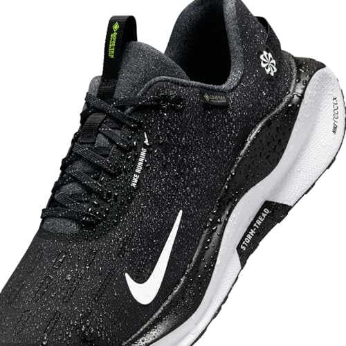Nike InfinityRN 4 Gore-TEX Men's Waterproof Road Running Shoes (HQ0265-001, Black/Anthracite/Volt/White) Size 8