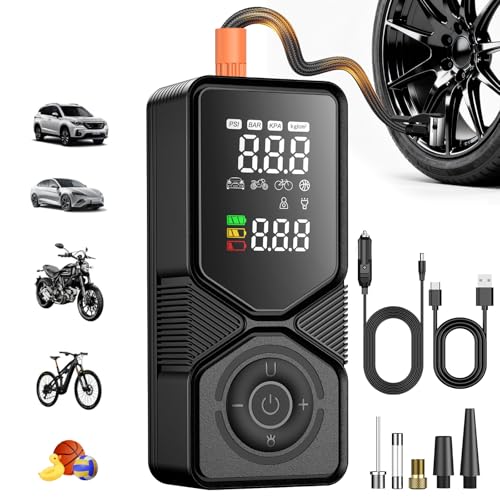 PEVALON Portable Tire Inflator 150 PSI Cordless Air Compressor