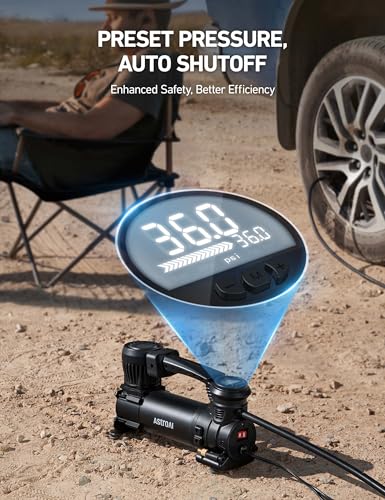 AstroAI T4 Heavy Duty Truck Tire Inflator, 120PSI Air Compressor
