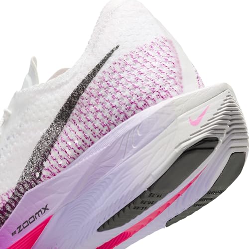 Nike Vaporfly 3 Women's Road Racing Shoes (DV4130-104, White/Vivid Purple/Purple) Size 9