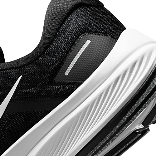 NIKE Air Zoom Structure 24 Men's Trainers Sneakers Road Running Shoes DA8535 (Black/White 001), Black White, 10.5