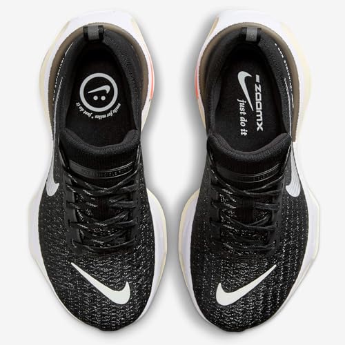 Nike Invincible 3 Women's Road Running Shoes (Extra Wide) (FN7997-001, Black/Coconut Milk/Bright Crimson/White) Size 8