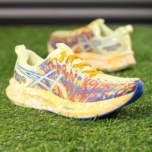 ASICS Men's Noosa TRI 16 Running Shoes, 10.5, Huddle Yellow/Illusion Blue