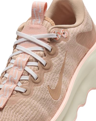 Nike Motiva Women's Walking Shoes (IB8136-248, Linen/Washed Coral/Coconut Milk/Linen) Size 9