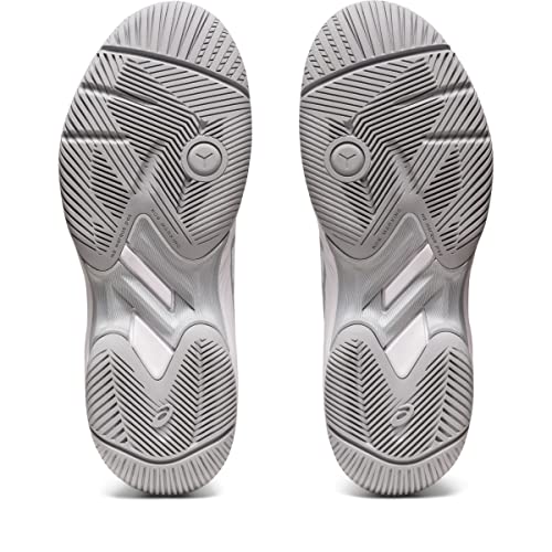 ASICS Women's Gel-Game 9 Tennis Shoes, 7, White/Pure Silver