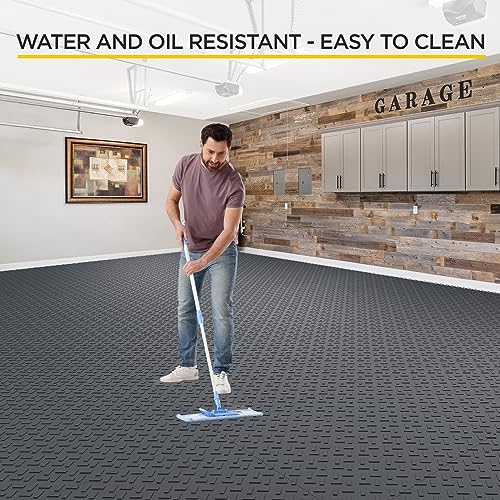 Garage Floor Tiles Interlocking Garage Flooring for Car Modular PlasticTile