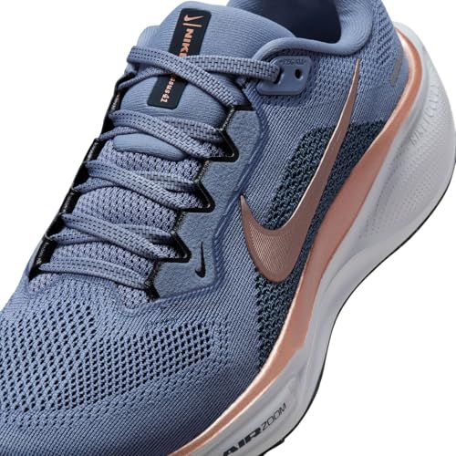 Nike Pegasus 41 Women's Road Running Shoes (FD2723-403, Ashen Slate/Armory Navy/B) Size 8