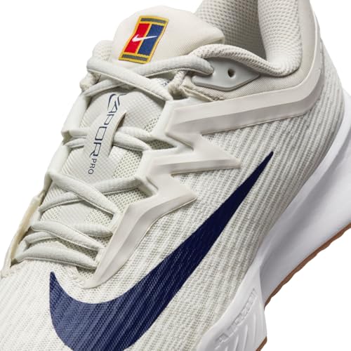 Nike Vapor Pro 3 Women's Hard Court Tennis Shoes (FZ2158-100, Summit White/Light Bone/Phantom/Binary Blue) Size 10.5