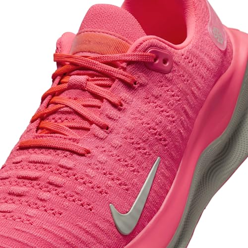 Nike InfinityRN 4 Women's Road Running Shoes (DR2670-602, Hot Punch/Black/Aster Pink/Light Iron Ore) Size 6.5