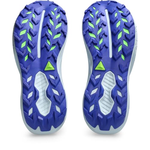 ASICS Men's Trabuco 14 Trail Running Shoes, 9.5, Cobalt Burst/Sandstorm