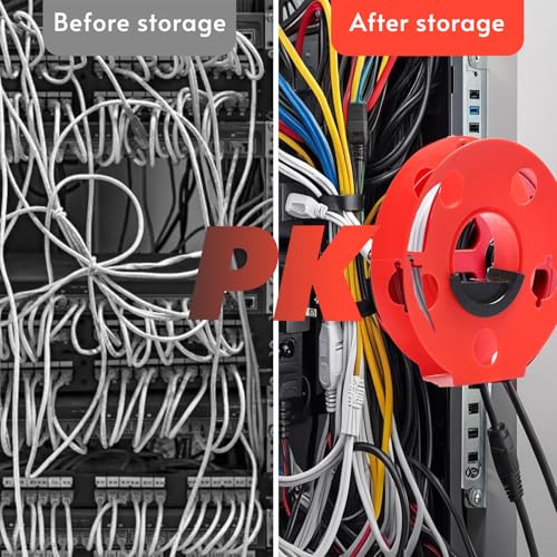 Homeon Wheels 100 ft Extension Cord Storage Reel, Impact-Resistant