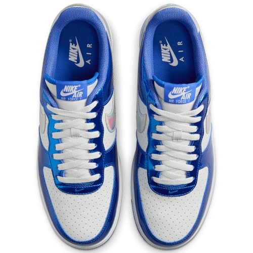 Nike Air Force 1 '07 LV8 Men's Shoes (HV5751-435, Light Photo Blue/Photon Dust/Racer Blue/Multi-Color) Size 11