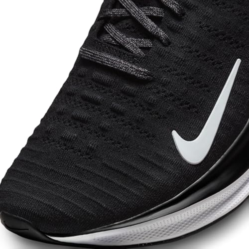 Nike InfinityRN 4 Men's Road Running Shoes (Extra Wide) (FN0881-001, Black/White) Size 9