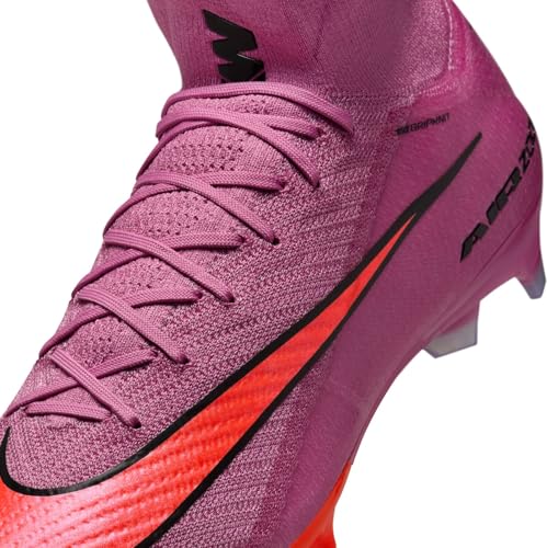 Nike Mercurial Superfly 10 Elite Firm-Ground High-Top Soccer Cleats (Magic Flamingo/Total Crimson/Black) Size 11