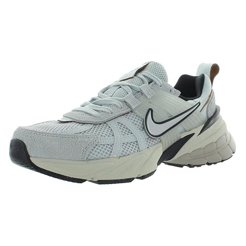 Nike V2K Run Womens Shoes Size 9.5, Color: Pure Platinum/Platinum Tint/Light Bone/Off-White