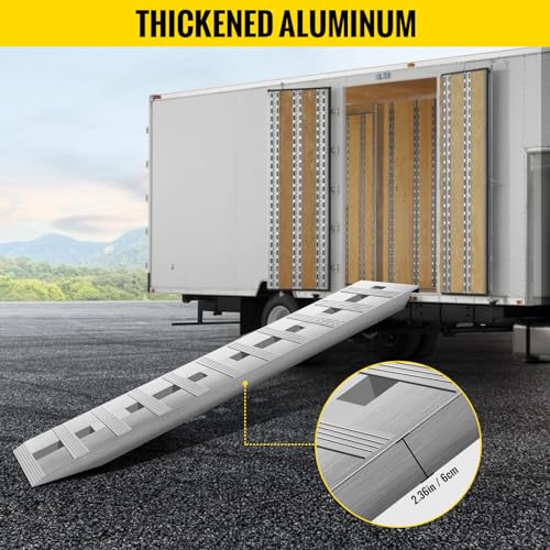 VEVOR Aluminum Ramps, 60" L x 12" W, 2Pcs