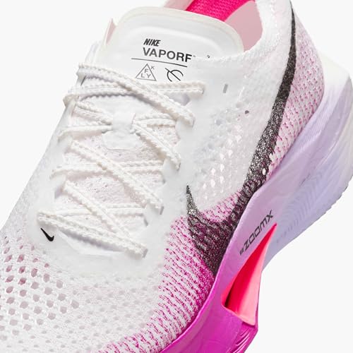 Nike Vaporfly 3 Women's Road Racing Shoes (DV4130-104, White/Vivid Purple/Purple) Size 8.5