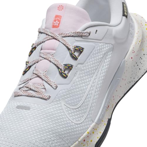 Nike Juniper Men's Trail 2 Gore-Tex Waterproof Trail Running Shoe HM9734, Pure Platinum White Magic Ember, 11.5 US