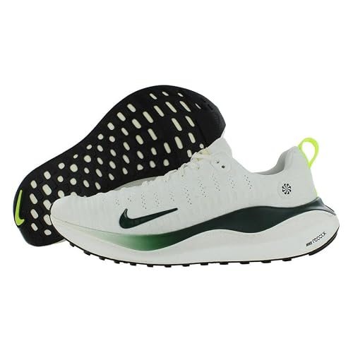 Nike InfinityRN 4 Men's Road Running Shoes (FZ4019-100, White/Volt/Sail/Pro Green) Size 12