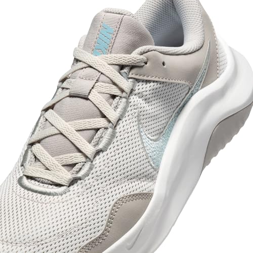 Nike Womens Legend Essential Nn Workout Shoes, LT IRON ORE/LT ARMORY BLUE-IRON GREY, 9.5 US