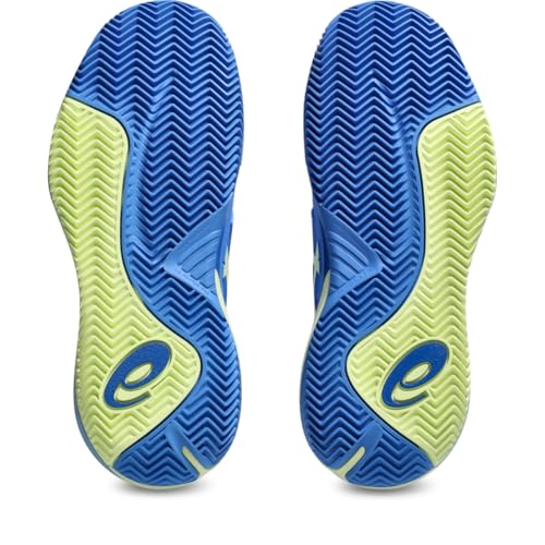 ASICS Women's Gel-Resolution X Clay, Blue Coast/Huddle Yellow, 7.5 Medium