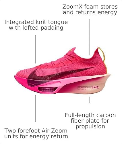 Nike Alphafly 3 Women's Road Racing Shoes (Hyper Pink/Crimson Tint/Pink Spell/Bordeaux) Size 8