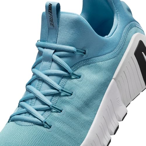 Nike Free Metcon 6 Men's Workout Shoes (FJ7127-400, Denim Turquoise/Black/Vast Grey/White) Size 11