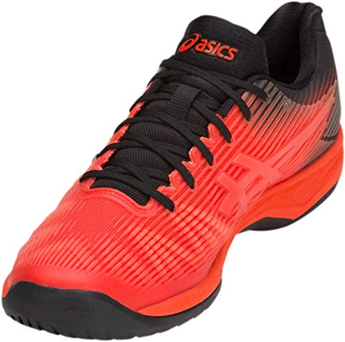 ASICS Solution Speed FF Men's Tennis Shoe, Cherry Tomato/Black, 9 D US