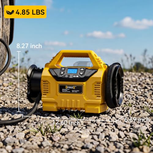 3X Faster 160PSI Cordless Air Compressor Compatible with DeWalt 20V Battery
