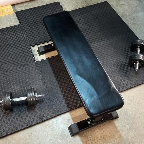 BalanceFrom Puzzle Exercise Mat 1/2-inch Thick, EVA Interlocking Foam Floor