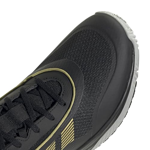 Adidas Men's Own The Game 3.0, Black/Gold Metallic/Solid Grey, 8